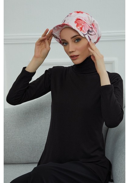 Şapkalı Desenli Penye Bone,desen 26,B-30YD