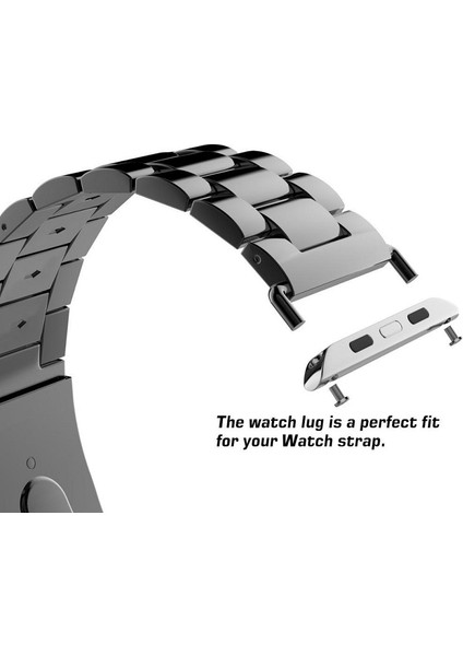 10 Adet Kayış Konnektörü, Renk: 38/40/41MM Gümüş (Yurt Dışından) fırsatları