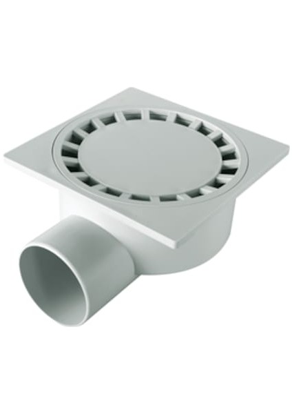 100 Mm 25*25 Çamur Kovalı Yer Süzgeci Yandan