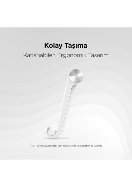 CH02 Telefon - Tablet Standı Beyaz indirimleri