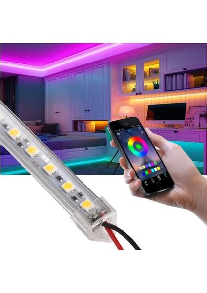 100 cm Rgb Renkli Smart Çubuk Şerit LED Işık Aydınlatma