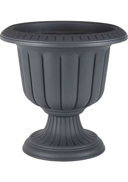 N002 Ayaklı Nergis Saksı 25,3 Litre Antrasit