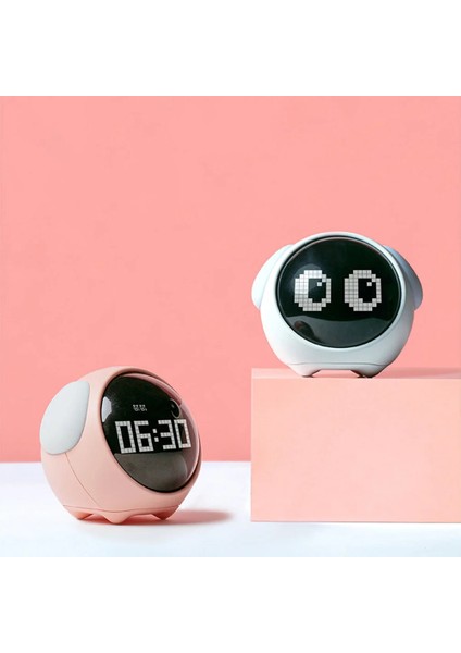 Emoji Ifadesi Çoklu Özellikli Dijital Çalar Saat (Yurt Dışından)