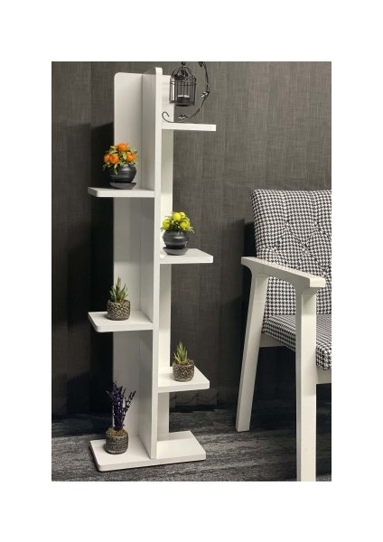 6 Raflı Ahşap Çiçeklik, Kitaplık modelleri