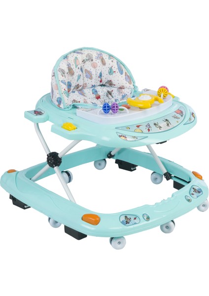 Ufo Melodili Yürüteç Mavi