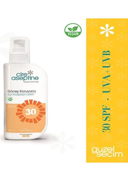 Güneş Koruyucu Losyon 30SPF 200ML