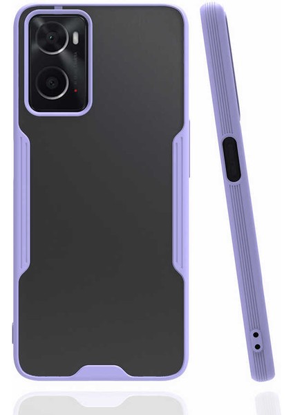 Oppo A76 Kılıf Kamera Korumalı Arkası Şeffaf Silikon
