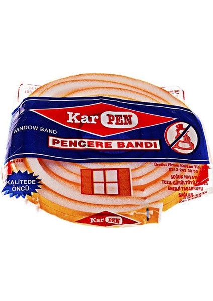 Sünger Pencere Bandı Isı Yalıtım Süngeri 50 Metre