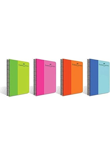 Bicolor Spiralli Plastik Kapak Defter 160 Yaprak Çizgili 5075000139