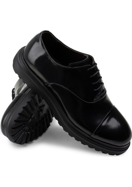 Deri Siyah Günlük Erkek Ayakkabı modelleri