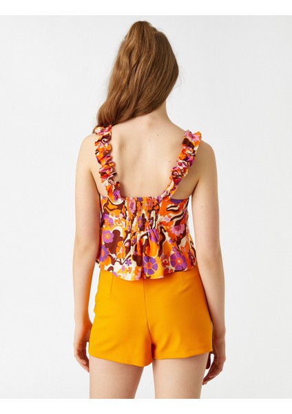 Çiçekli Önden Bağlamalı Bluz fırsatları