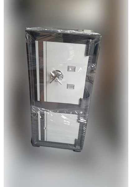 Çelik Para Kasası 85 cm Siyah Gri