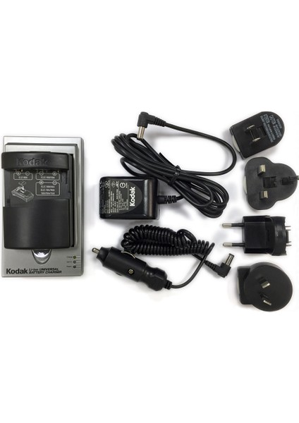 K7600-C Orjinal Şarj Aleti (Klic 7006, Klic 8000, Klic 7003, EN-EL10, NP-45A...)+ Araç Kiti