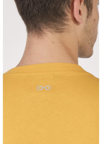 Unisex (Erkek -Kadın) Oversize ( Bol-Salaş ) T-Shirt Renk Hardal Goes Here fırsatları