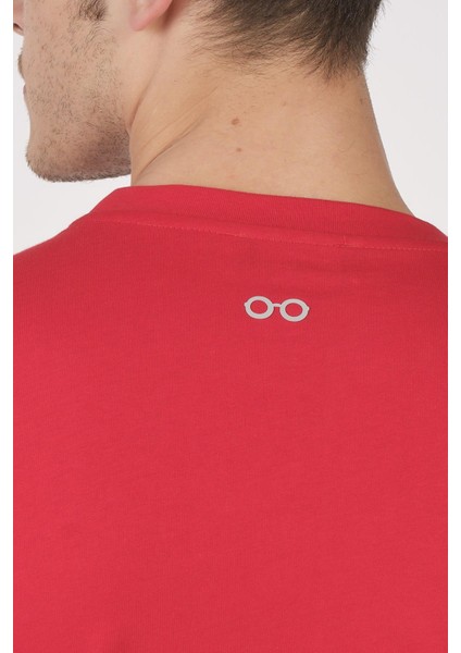 Unisex (Erkek -Kadın) Oversize ( Bol-Salaş ) T-Shirt Renk Kırmızı Goes Here fırsatları