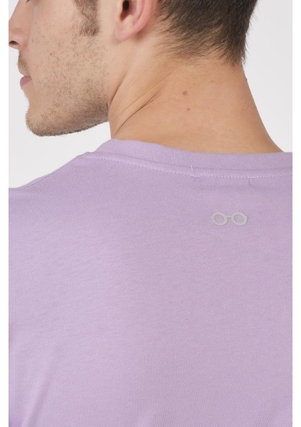 Unisex (Erkek -Kadın) Oversize ( Bol-Salaş ) T-Shirt Renk Lila Goes Here fırsatları