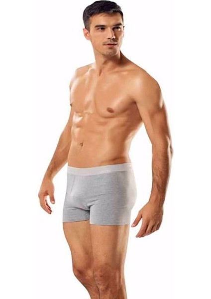 6'lı Erkek Likralı Elastan Boxer