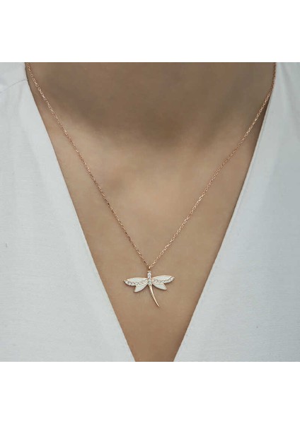 Gümüş Yusufçuk Bayan Kolye modelleri