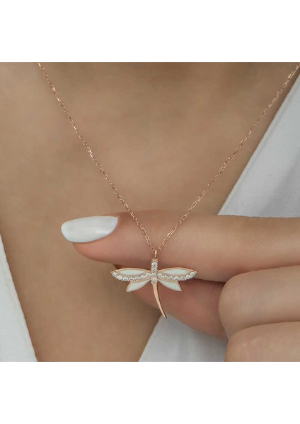 Gümüş Yusufçuk Bayan Kolye indirimleri