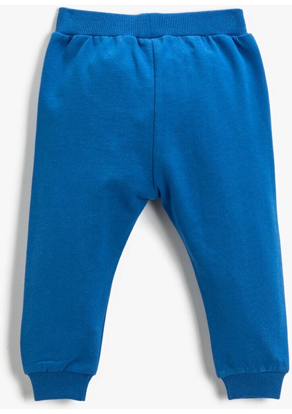 Baskılı Jogger Eşofman Altı Belden Bağlamalı Pamuklu fiyatları