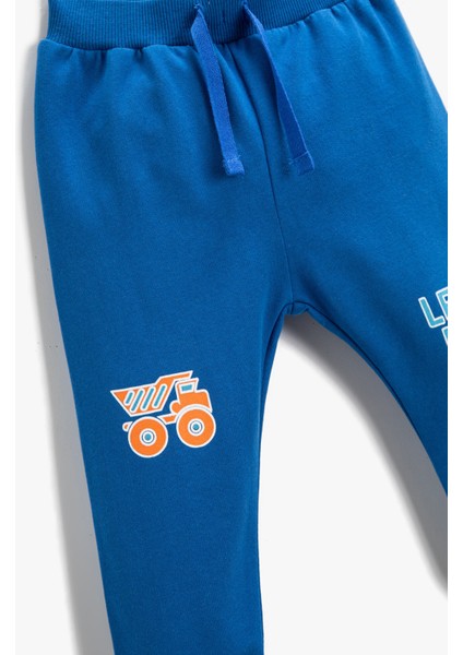 Baskılı Jogger Eşofman Altı Belden Bağlamalı Pamuklu modelleri