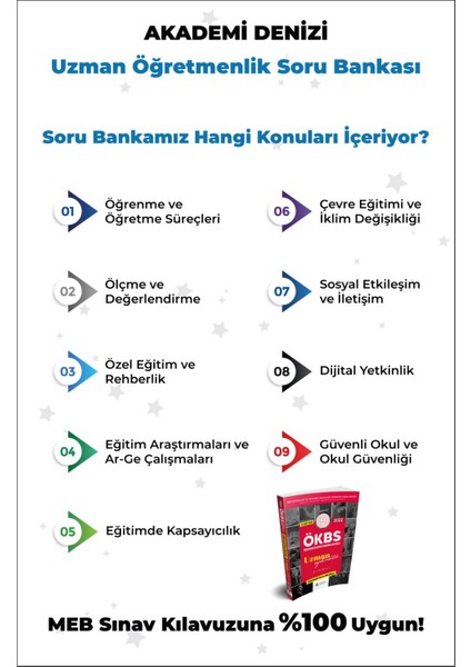 Akademi Denizi Yayınları Uzman Öğretmenlik Çözümlü Soru Bankası