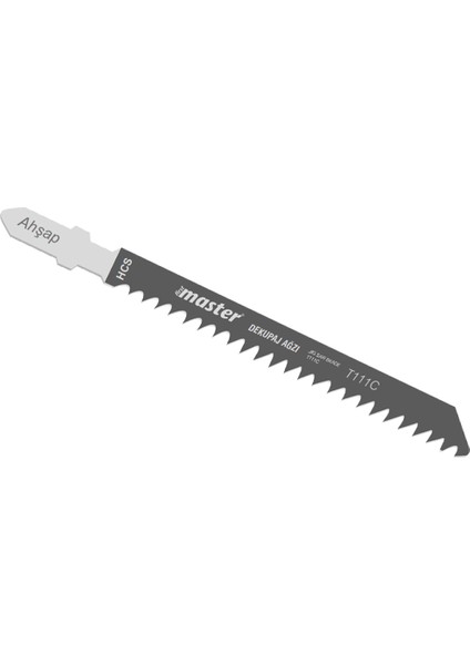 Master Dekupaj Ağzı Ahşap T111C Normal Kesim (5 Adet)