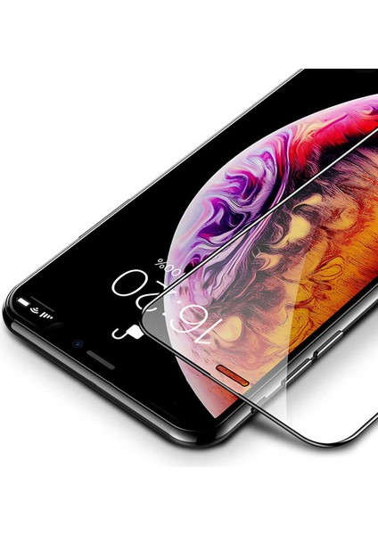 Apple iPhone Xs 5.8 Ekran Koruyucu Ekranı Tam Kaplayan Dayanıklı Cam Ekran Koruyucu