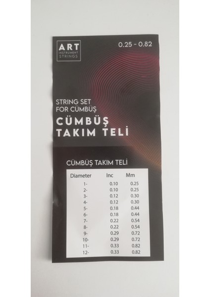 Cümbüş Artprofesyonel Takım Teli