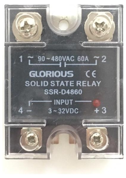 1 Kutuplu Solid State Röle 60A Giriş Dc (3-32V Dc) Giriş Ac (90-480 V Ac) fiyatları