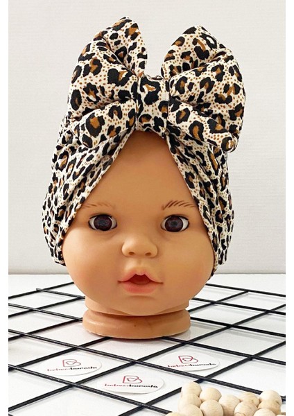 Kız Bebek Leopar Bone 0-12 Ay