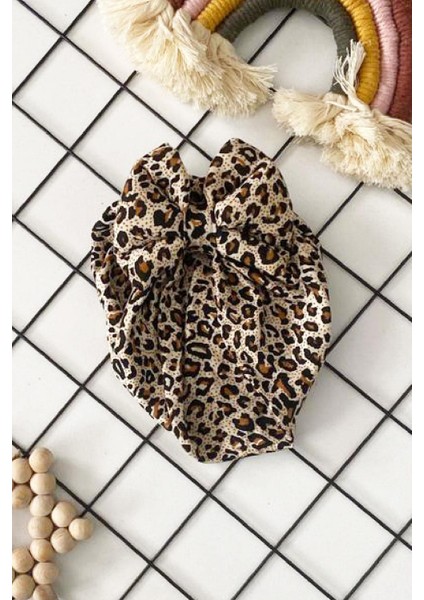 Kız Bebek Leopar Bone 0-12 Ay