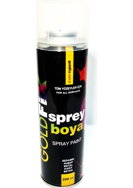 Sprey Boya Parlak Siyah 200ML