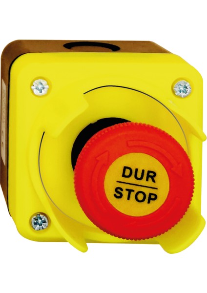 Kutulu Acil Stop Muhafazalı