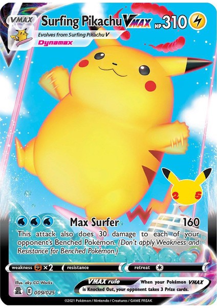 Pokemon Surfing Pikachu Vmax 310HP Kart