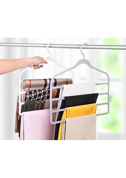 Pantolon Eşarp Askısı - Çok Katlı Askı