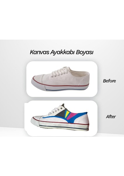 Kanvas - Bez / Kumaş Ayakkabı Boyası 100 ml - Kartela Renkleri modelleri