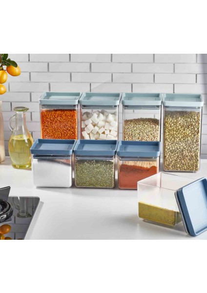 Vakumlu Kapak Kristal Mika Saklama - Erzak Kutusu fiyatları