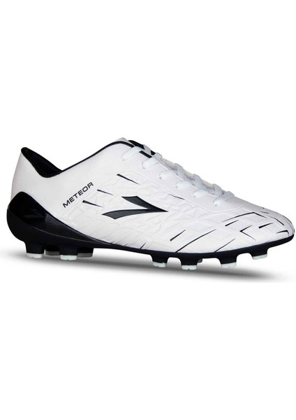 Krampon Ayakkabı Beyaz Suni Deri Erkek Yetişkin Kullanımı İçin Çim Saha Tabanı