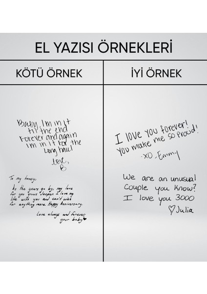 Kişiye Özel Kendi El Yazın Mesajlı Fotoğraflı Doğal Ahşap Çerçeveli Tablo 45X65CM-3 indirimleri