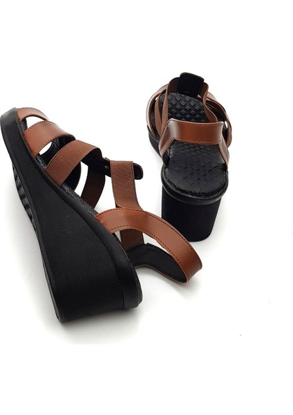 Goldstep 1186 Kadın Lastikli Comfort Feta Topuk Sandalet fırsatları