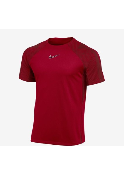M Nk Df Strk Ss Top K DH8698-657 Kırmızı Erkek Antrenman Tişörtü