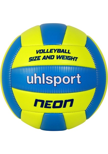 Neon Mavi-Sarı Voleybol Topu