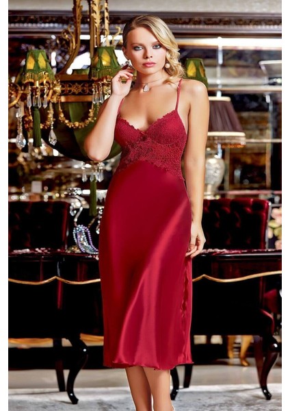 Çeyizlik Dantelli Saten 6'lı Set modelleri