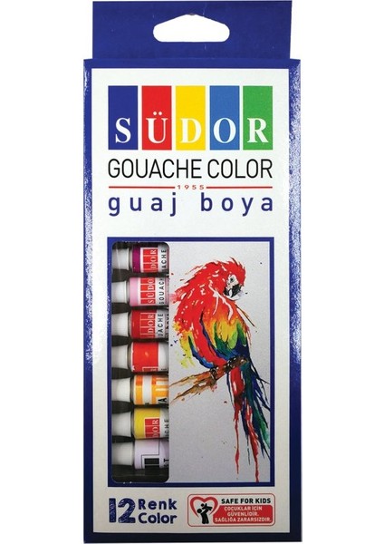 Guaj Boya Set 12X9 ml