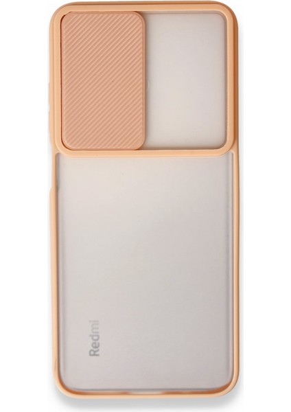 Xiaomi Redmi 10 Kılıf Lens Sürgülü Kamera Korumalı Sert Silikon