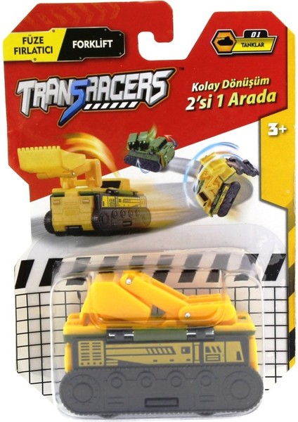 Transracers Dönüşen Araçlar Tanklar Füze Fırlatıcı / Forklift