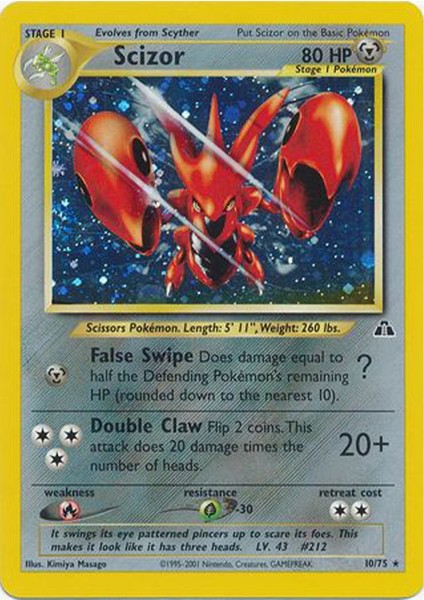 Pokemon Scizor 80HP Kart