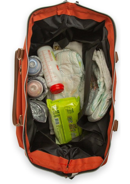 Kiremit Baby Bag Baskılı Bebek Bakım Çantası indirimleri