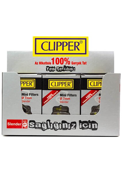 Clipper Slender Ağızlık Filtre 30LU 12 Paket 360 Adet